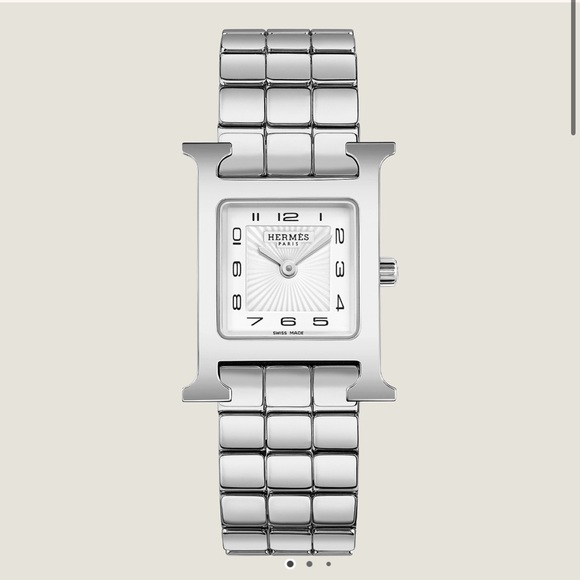 Hermès Mini H Stainless Steel Watch - Picture 1 of 8